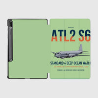 Thumbnail for Atlantique 2 Standard 6 design on light green samsung tablet tablet case
