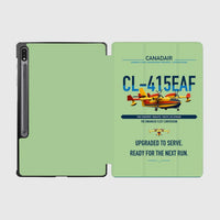 Thumbnail for Canadair CL-415EAF design on light green samsung tablet tablet case