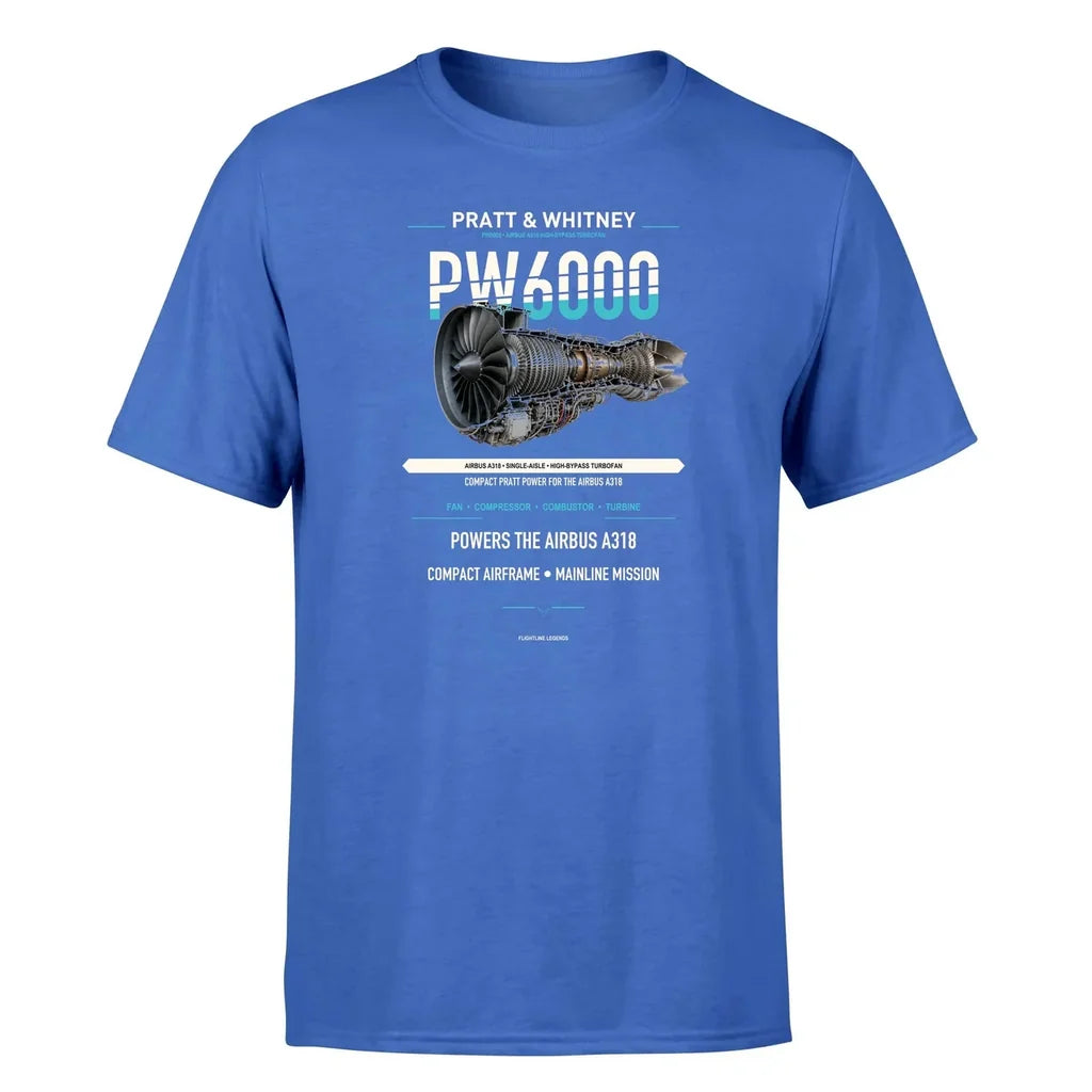 PW6000 design on blue single side