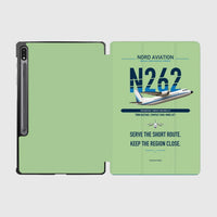 Thumbnail for Nord 262A design on light green samsung tablet tablet case