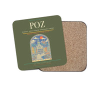 Thumbnail for Poznan - awica Henryk Wieniawski Airport POZ Coaster 1-Piece - Green Army