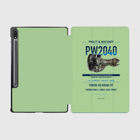 Thumbnail for PW2040 design on light green samsung tablet tablet case