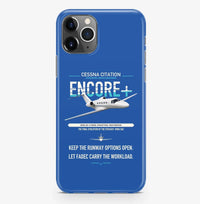 Thumbnail for Cessna Citation Encore+ design on blue magsafe iphone case, for iPhone Pro Max