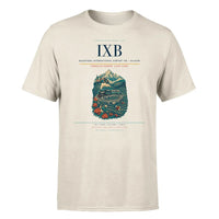 Thumbnail for Bagdogra International Airport (IXB) T-Shirt single-side front print in Beige | bagdogra-international-airport-ixb-double-side-t-shirt