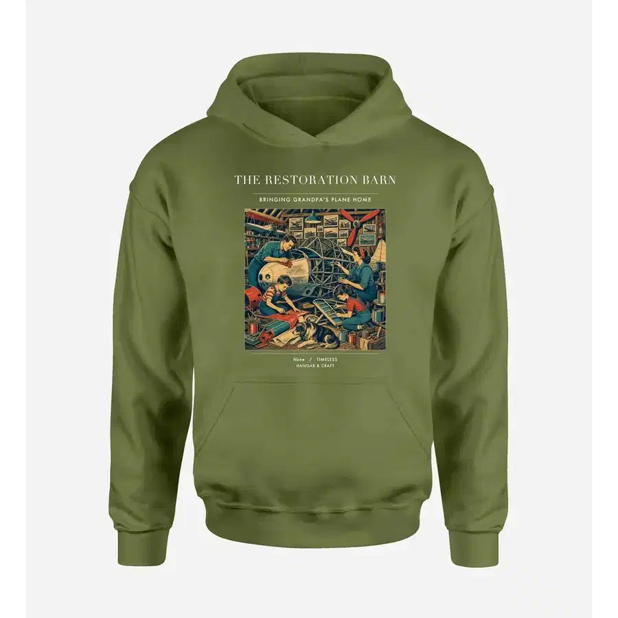 VINTAGE G4143 - The Restoration Barn - Premium Hoodie design on greenarmy premium