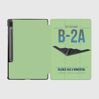 Thumbnail for B-2A Spirit design on light green samsung tablet tablet case