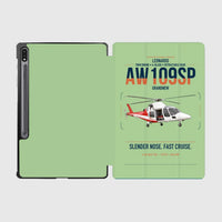 Thumbnail for Leonardo AW109SP GrandNew design on light green samsung tablet tablet case
