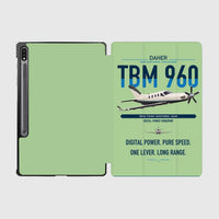 Thumbnail for Daher TBM 960 design on light green samsung tablet tablet case
