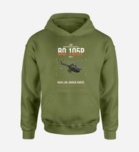 Thumbnail for MBB BO 105P PAH-1 design on green army double-side hoodie, single-side print
