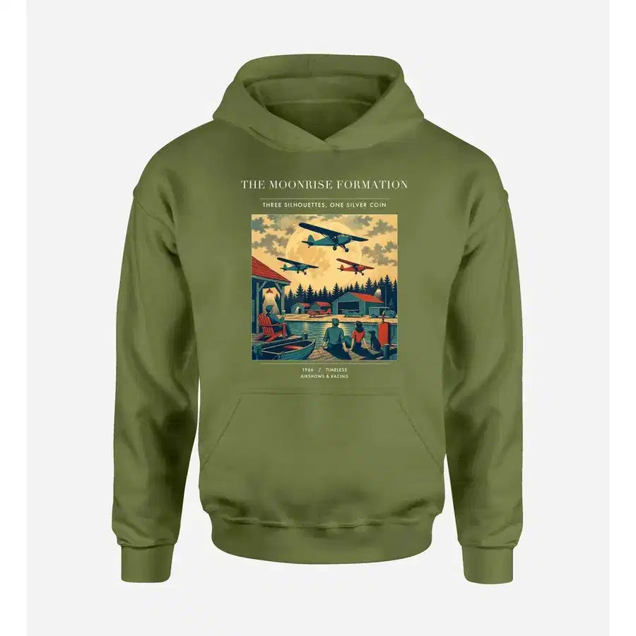 VINTAGE G4431 - The Moonrise Formation - Premium Hoodie design on greenarmy premium