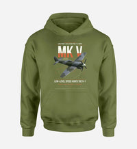 Thumbnail for Hawker Tempest Mk V design on green army double-side hoodie, single-side print