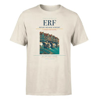 Thumbnail for Erfurt-Weimar Airport (ERF) T-Shirt single-side front print in Beige | erfurt-weimar-airport-erf-double-side-t-shirt