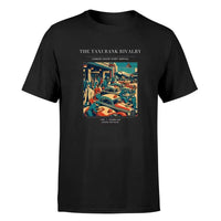 Thumbnail for VINTAGE G4376 - The Taxi Rank Rivalry - Premium T-Shirt design on black premium t shirt
