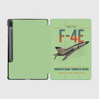 Thumbnail for F-4E Phantom II design on light green samsung tablet tablet case