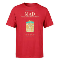 Thumbnail for Madrid Airport (MAD) T-Shirt single-side front print in Red | madrid-mad-airport-double-side-t-shirt