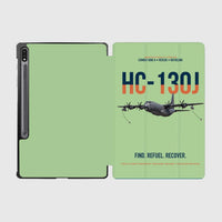 Thumbnail for HC-130J COMBAT KING II design on light green samsung tablet tablet case