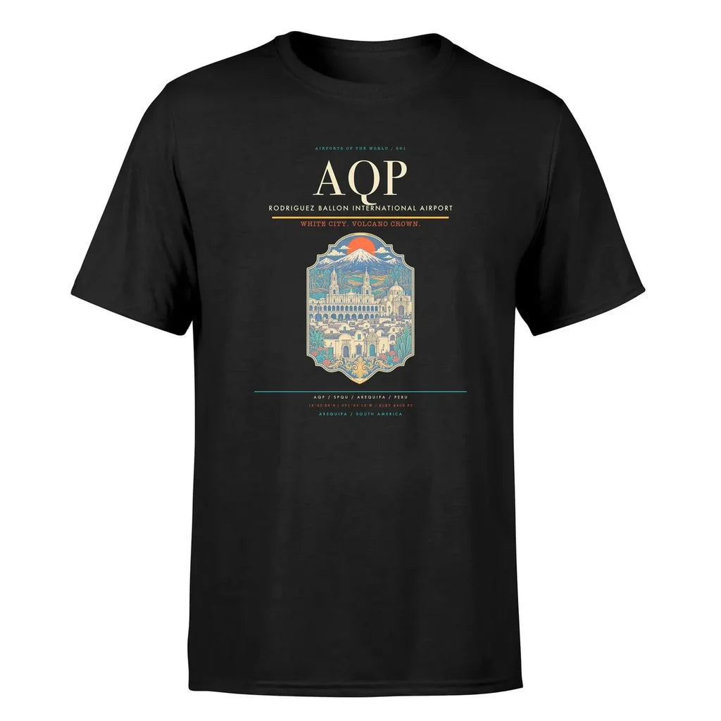 Arequipa Airport (AQP) Premium T-Shirt Black