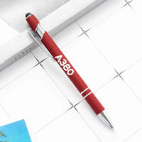 Thumbnail for Airbus A380 Flat Text touch pen - wine red