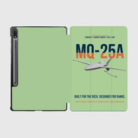 Thumbnail for MQ-25A STINGRAY design on light green samsung tablet tablet case