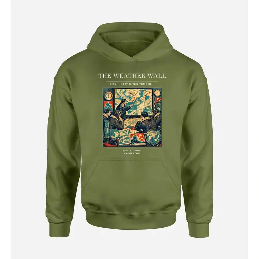 VINTAGE G4141 - The Weather Wall - Premium Hoodie design on greenarmy premium