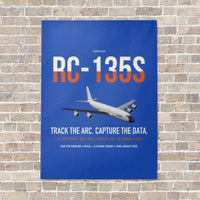 Thumbnail for RC-135S Cobra Ball vertical canvas print - no frame - blue background