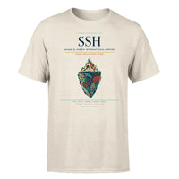 Thumbnail for Sharm El Sheikh International Airport (SSH) T-Shirt single-side front print in Beige | sharm-el-sheikh-international-airport-ssh-double-side-t-shirt