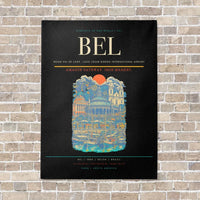 Thumbnail for Belem Val de Cans - Julio Cezar Ribeiro International Airport BEL - Canvas No Frame - Black