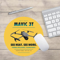 Thumbnail for DJI Mavic 3 Thermal design on yellow round mouse pad