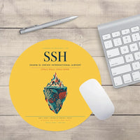 Thumbnail for Sharm El Sheikh International Airport (SSH) design on yellow round mouse pad