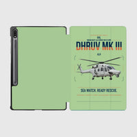 Thumbnail for HAL ALH Dhruv Mk III design on light green samsung tablet tablet case