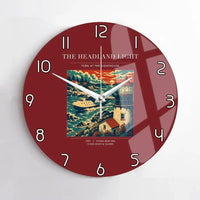 Thumbnail for VINTAGE G4078 - The Headland Light - Designed Wall Clocks design on darkred no-frame