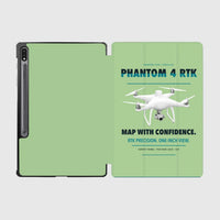 Thumbnail for DJI Phantom 4 RTK design on light green samsung tablet tablet case