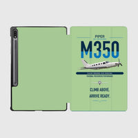 Thumbnail for Piper M350 design on light green samsung tablet tablet case