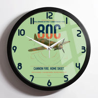 Thumbnail for IAR 80C design on light green framed wall clock