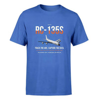 Thumbnail for RC-135S Cobra Ball design on blue double-side t-shirt, single-side print