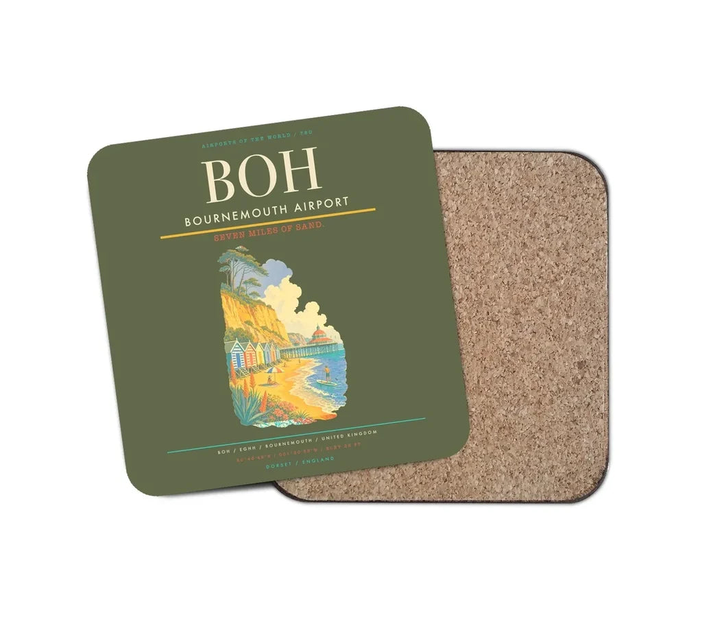 Bournemouth Airport BOH Coaster 1-Piece - Green Army