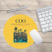 Thumbnail for Cadjehoun Airport (COO) design on yellow round mouse pad
