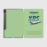 Thumbnail for Bombardier Global Express XRS design on light green samsung tablet tablet case