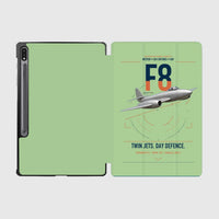 Thumbnail for Gloster Meteor F8 design on light green samsung tablet tablet case
