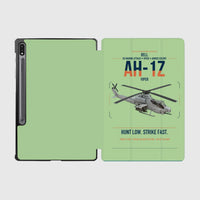 Thumbnail for Bell AH-1Z Viper design on light green samsung tablet tablet case