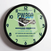 Thumbnail for PW800 design on light green framed wall clock