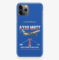 Thumbnail for Airbus A330 MRTT design on blue magsafe iphone case, for iPhone Pro Max