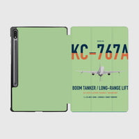 Thumbnail for Boeing KC-767A design on light green samsung tablet tablet case