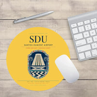 Thumbnail for Santos Dumont Airport (SDU) design on yellow round mouse pad