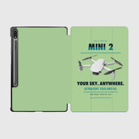 Thumbnail for DJI Mini 2 design on light green samsung tablet tablet case