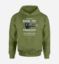 Thumbnail for PEARL 10X design on green army hoodie single side