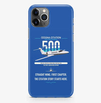 Thumbnail for Cessna Citation 500 - Citation I design on blue magsafe iphone case, for iPhone Pro Max