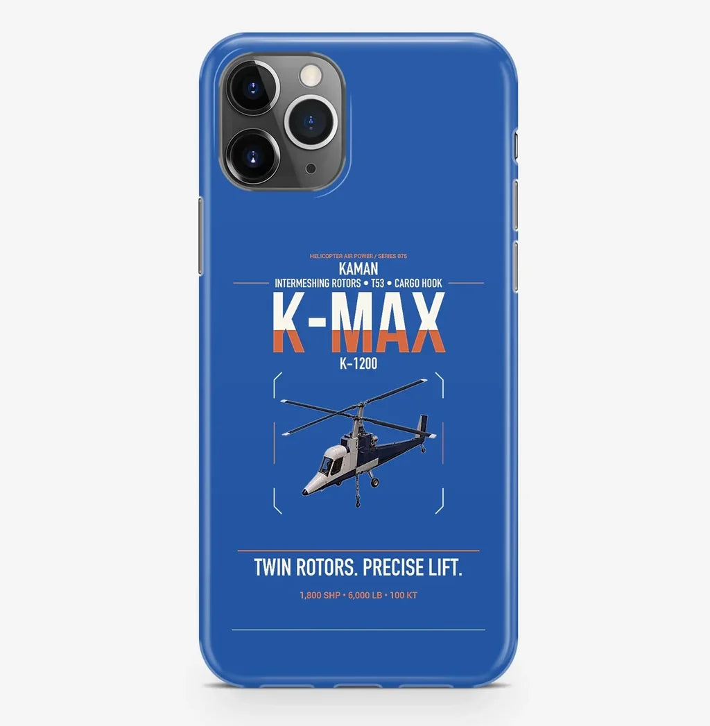 Kaman K-1200 K-MAX design on blue magsafe iphone case, for iPhone Pro Max