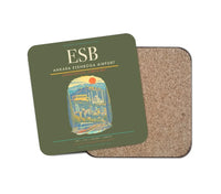 Thumbnail for Ankara Esenboga Airport ESB Coaster 1-Piece - Green Army