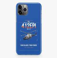 Thumbnail for Bell 412EPI design on blue magsafe iphone case, for iPhone Pro Max